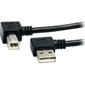 Ezgeneration 3 Ft A Right Angle To B Right Angle Usb Cable - M-M EZ131552